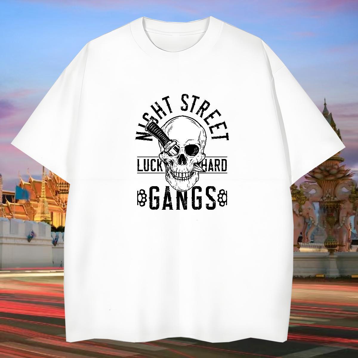 Unisex T Shirts Men 230g 100% Cotton logo Outdoor Asian Size Breathable Crew Neck Men Tshirts Wholesale Tops