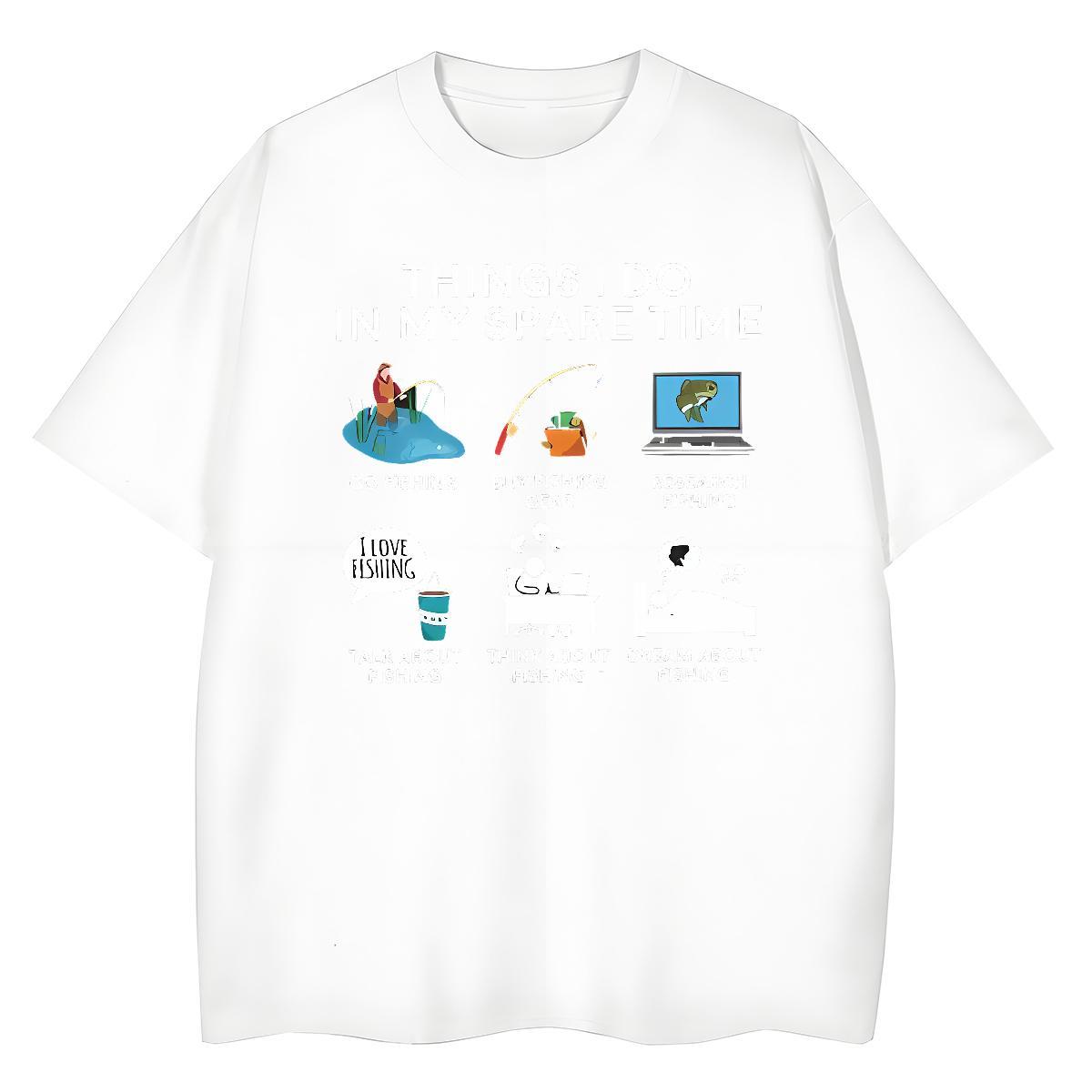 Comfortable Couples T Shirts 230g Cotton english Daily Outfit T shirt Breathable Custom Print Plus Size Top Shirts