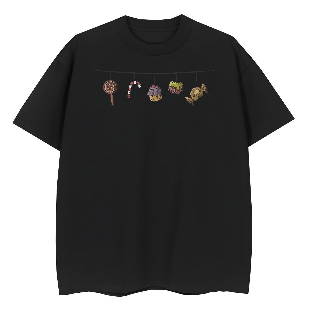 Wholesale Tshirts halloween Home Outdoor 230g Cotton Tops Breathable Short Sleeve Popular T shirt Custom Printing