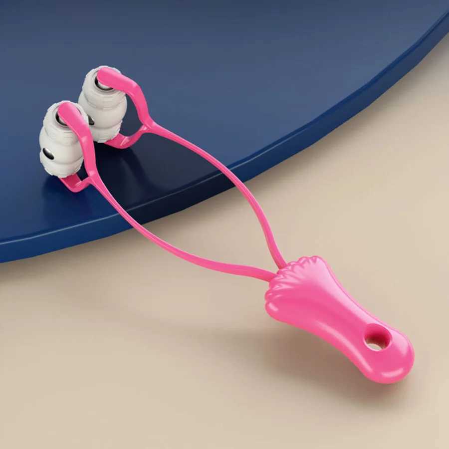 360 Rotate V Held Facial Roller Y Shape Hand Face Massager Facial Lifting Double Jaw Reduce Wrinkle Roller Portable Beauty Tool CL240824