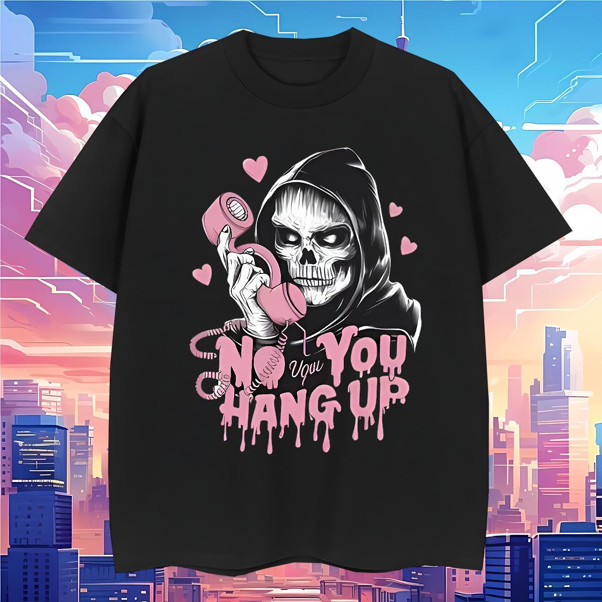 Free Shipping Man T Shirts 230g 100% Cotton skull Casual Beach Custom Print Oversized Short Sleeve O-Neck Men Tees Classic Tee Shirt
