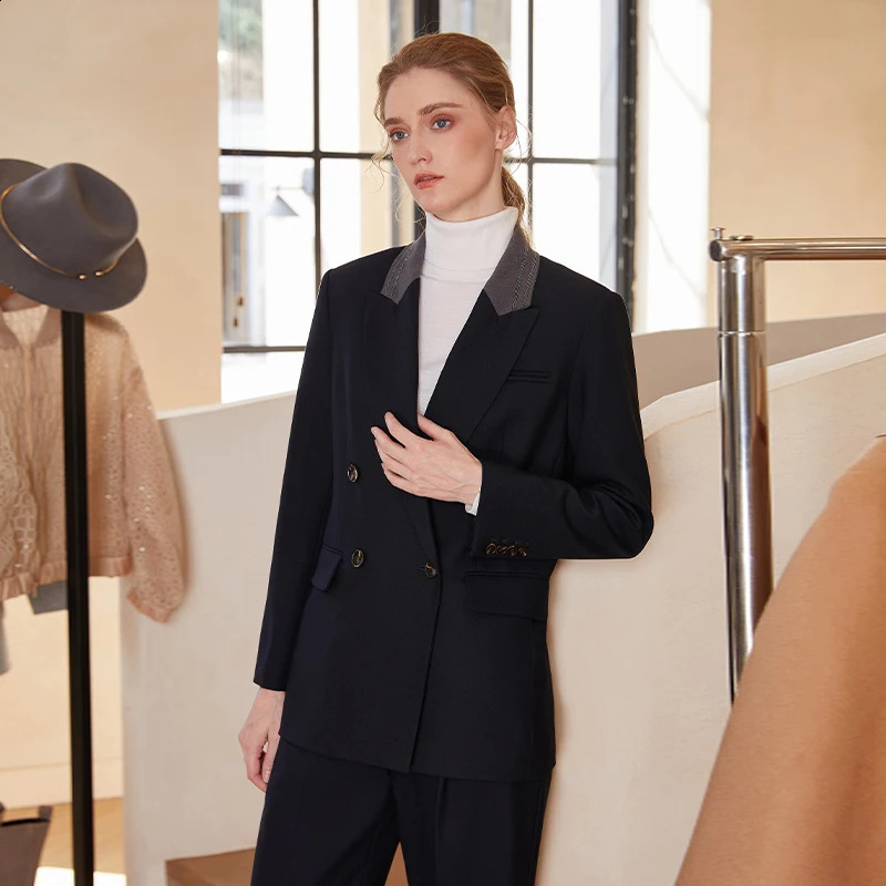 K1394W Australian Womens Wool Jacket Set Office Clothing Casual Business w240824