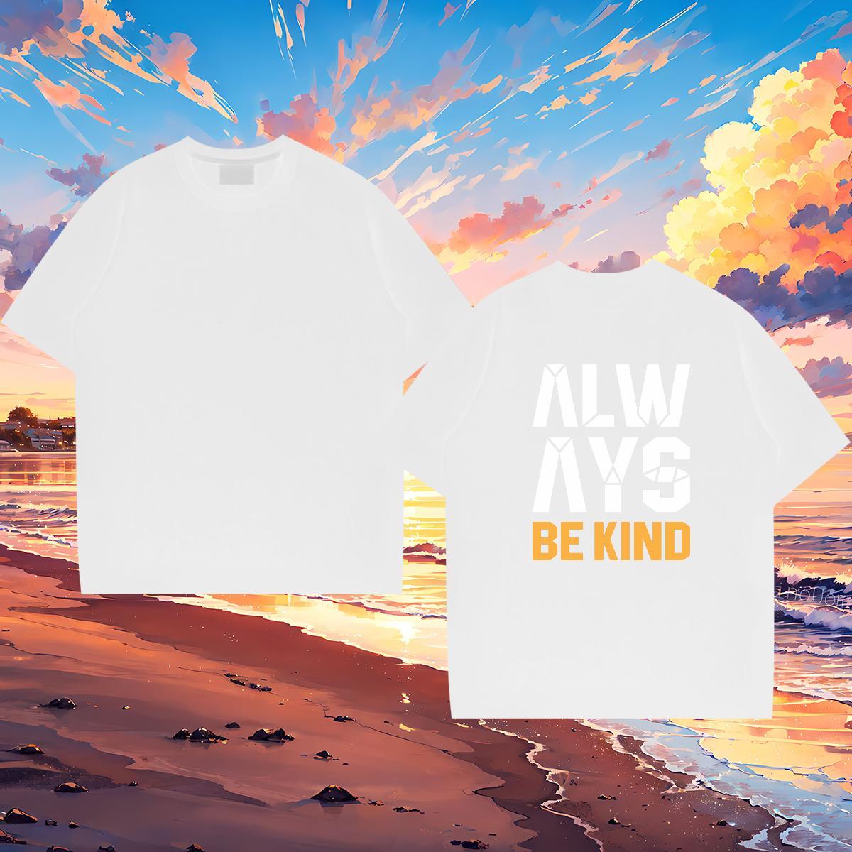 Unisex Mens T Shirts 100% Cotton 230g letter Anime Printing Street Custom Print Plus Size Breathable Crew Neck Tshirt for Man Woman 2024 New Tops