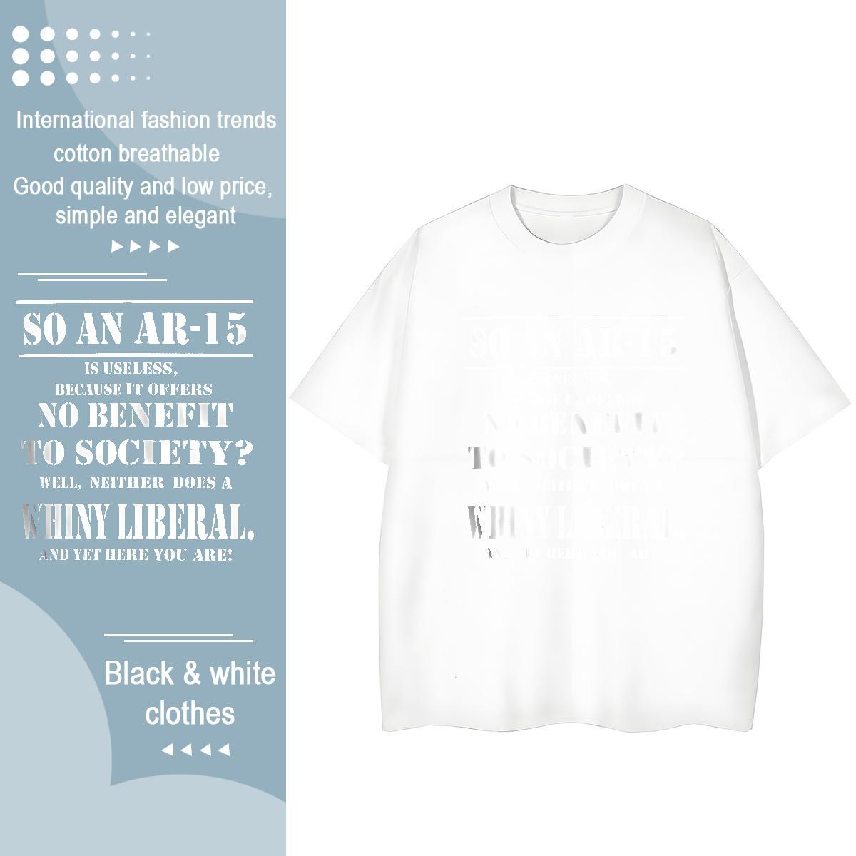 Cool T Shirts Men 230g 100% Cotton letter Spring Summer Oversized 3XL 4XL Crew Neck Tshirts 2024 Designer Clothes