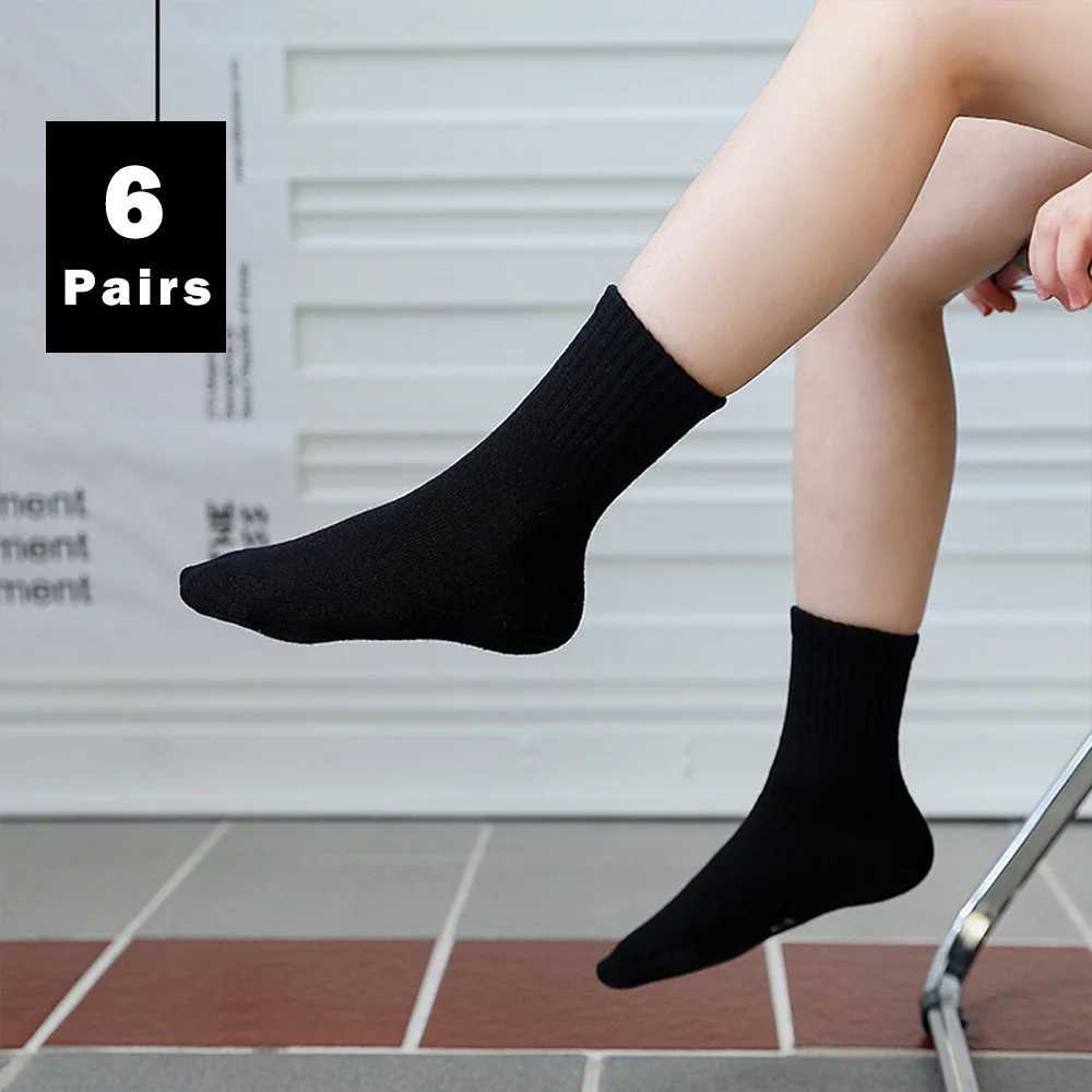 6 Pairs/Lot Children Socks Boy Girl Fashion Breathable Warm Autumn Winter High Quality 1-12Years Kids Birthday Gift CL240824