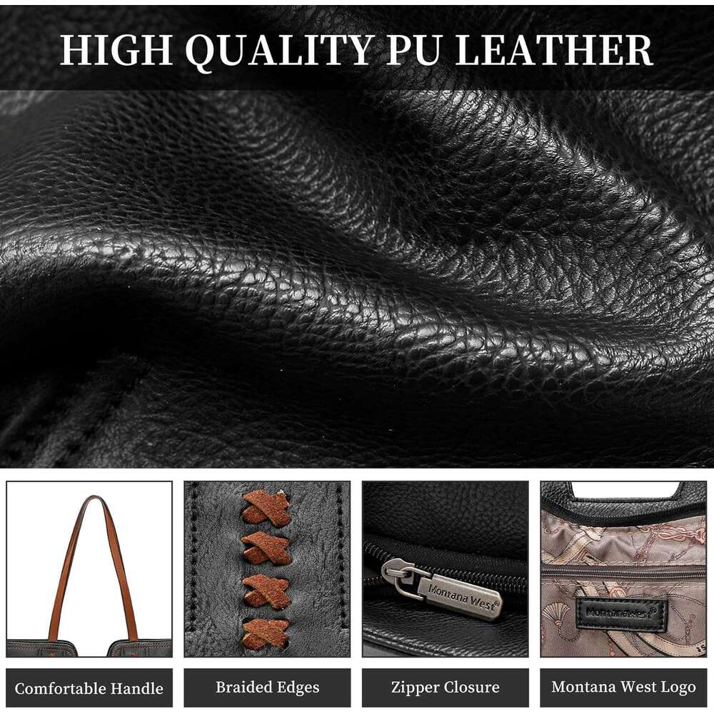 Women's Top Handle Tote Bag Satchel Purse