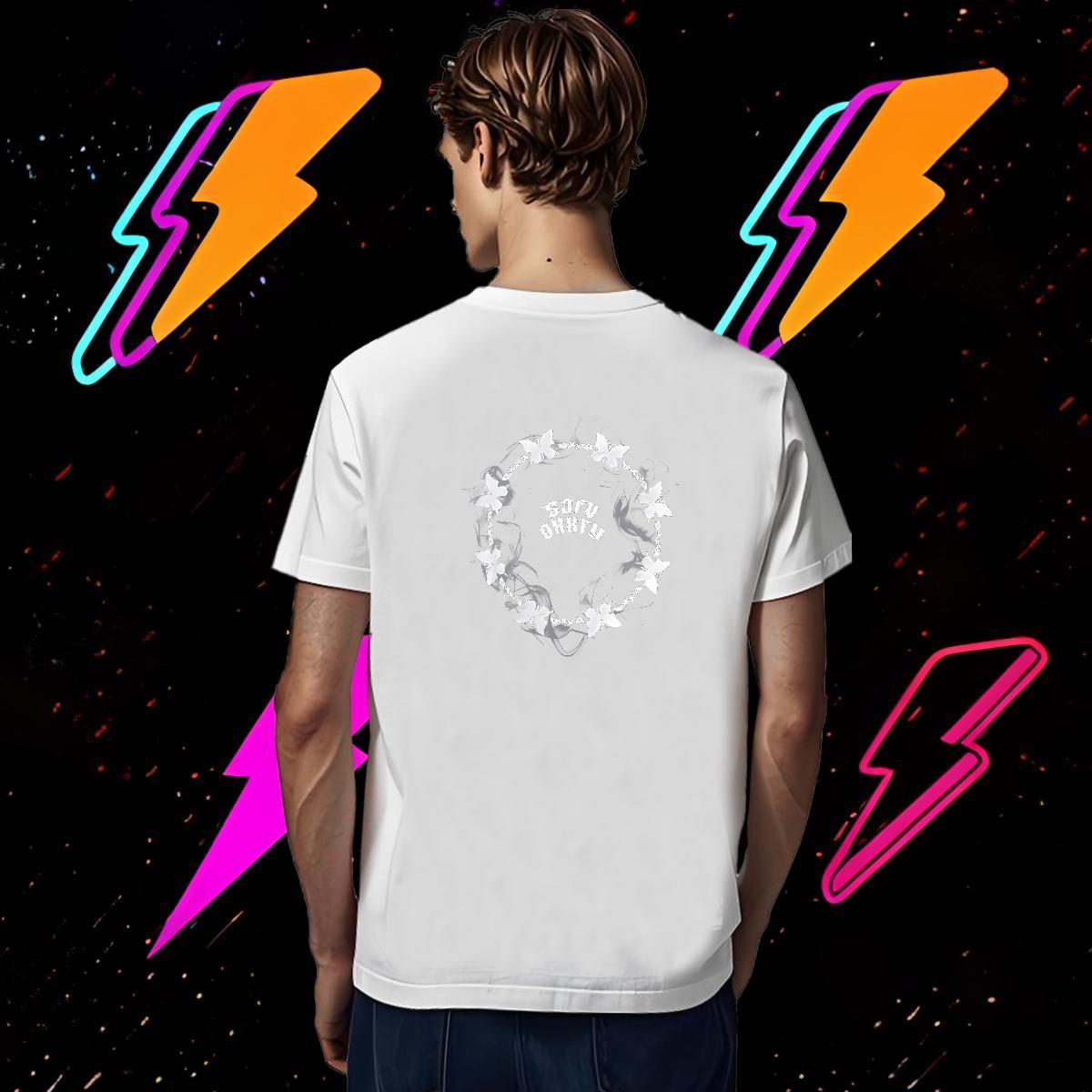 Unisex T Shirts Men 100% Cotton 230g Religion Casual Beach Cartoon Printing L-4XL Breathable Soft Men Tees 2024 New Wear