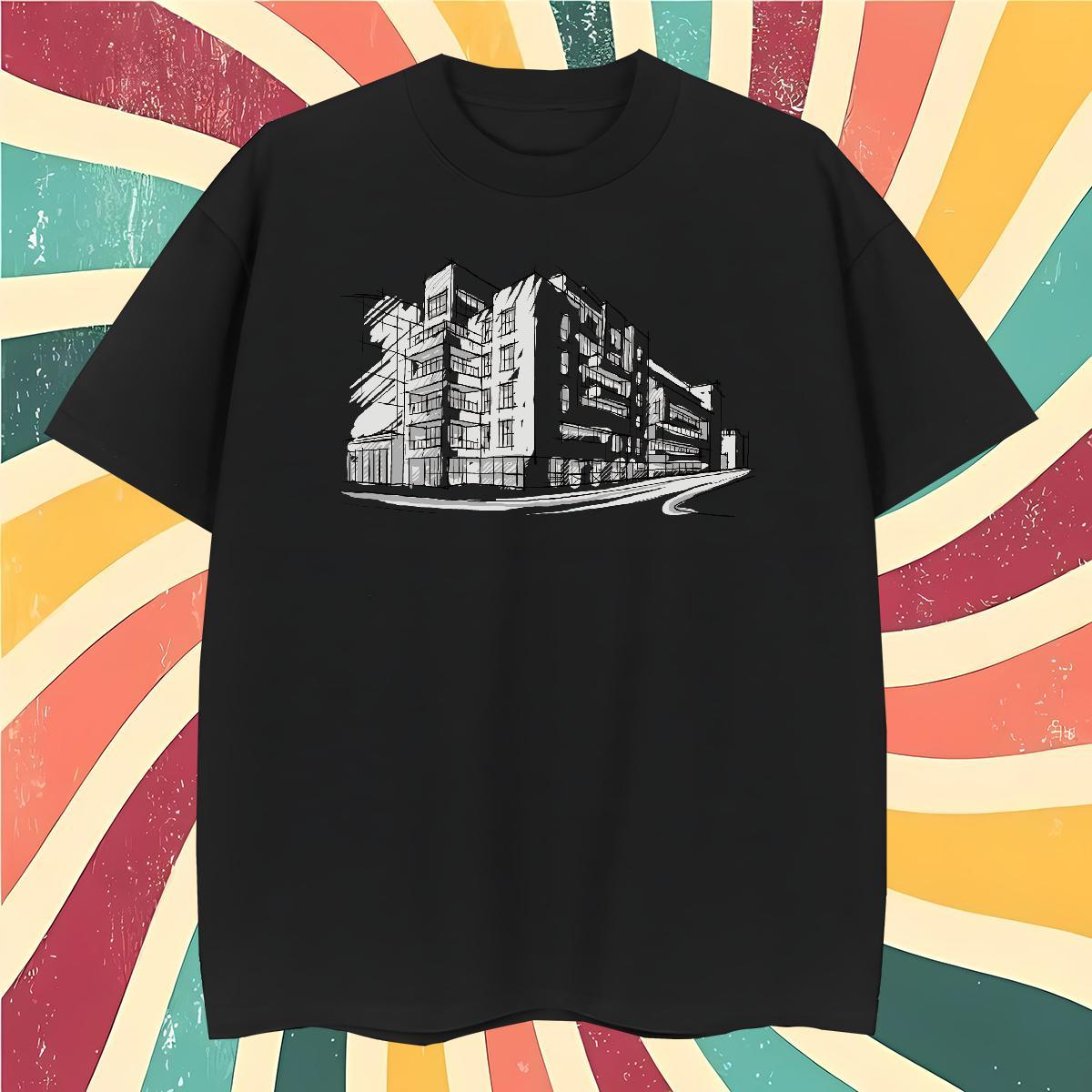 Casual New Men Tees House Sports Casual 230g Pure Cotton Tops Shirt Breathable Short Sleeve Loose T-Shirts for Men Plus Size Cartoon