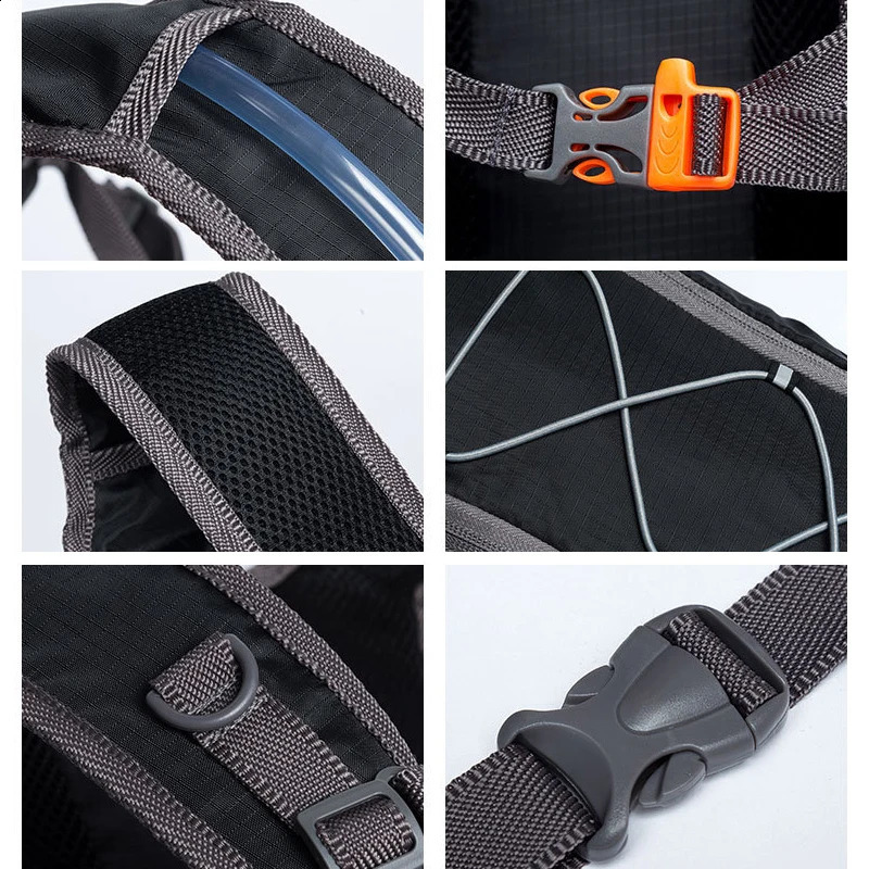 bicycle water bag hydration backpack for cycling running bladder container 2L reflective 240823