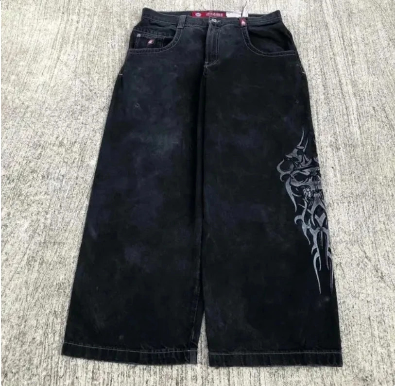 Jean JNCOS Mens Clothing Pantalones Hombre Streetwear Pants JEANS Clothes Ripped Denim Shorts Baggy JORTS 2000s Y2K JNCO 240823