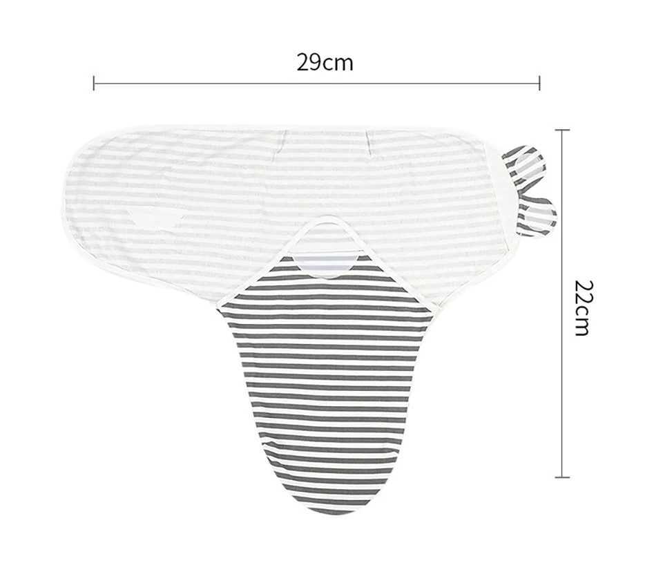 0-3M Newborn Baby Swaddle Wrap 100% Cotton Baby Sleeping Bag Stars Elephant Diaper Cocoon Swaddle Blanket Receiving Blankets M240824