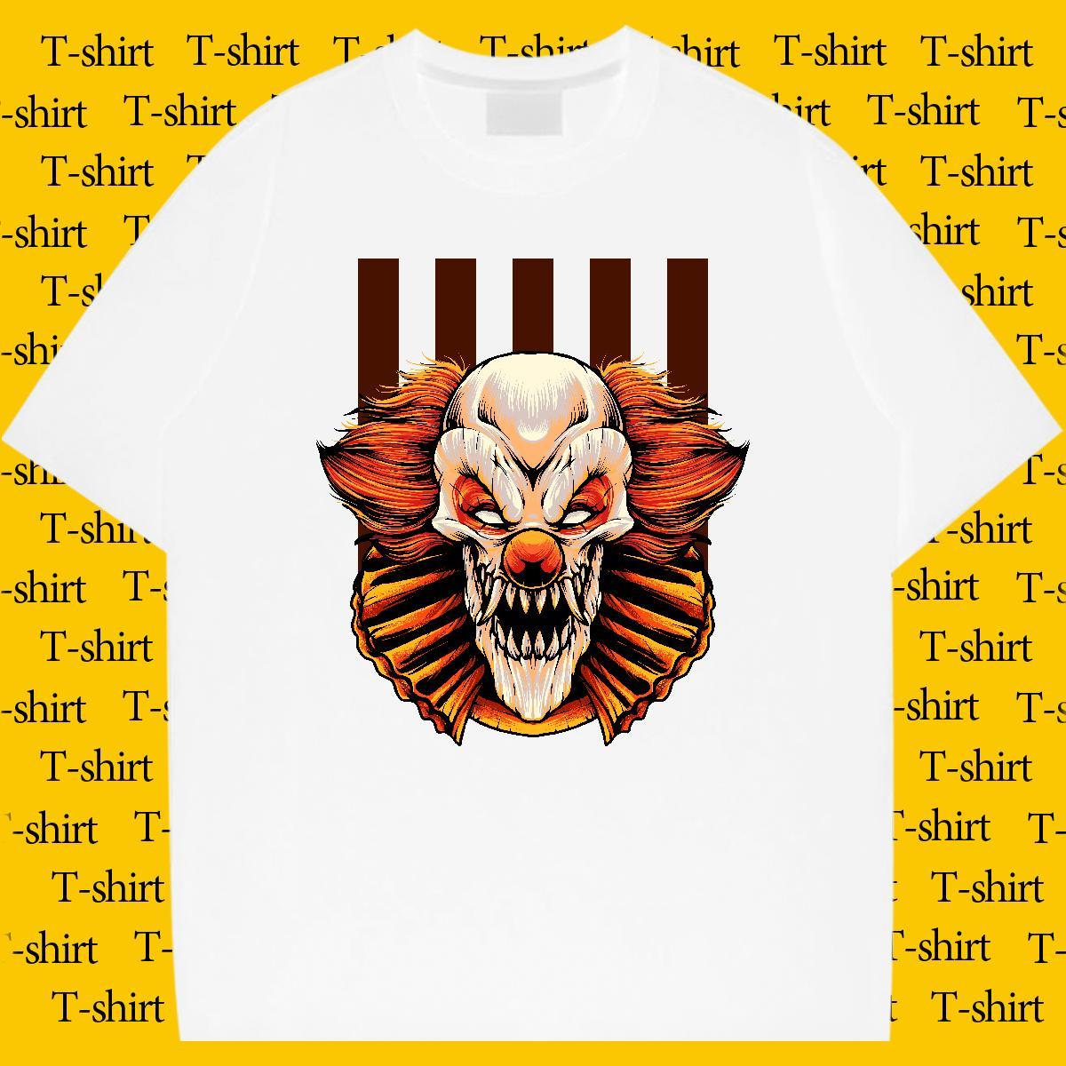 Loose Fit Mens T Shirts 100% Cotton 230g skull Casual Custom Printed Short Sleeve O-Neck Men Clothes T-Shirt DIY Customized Top Tees