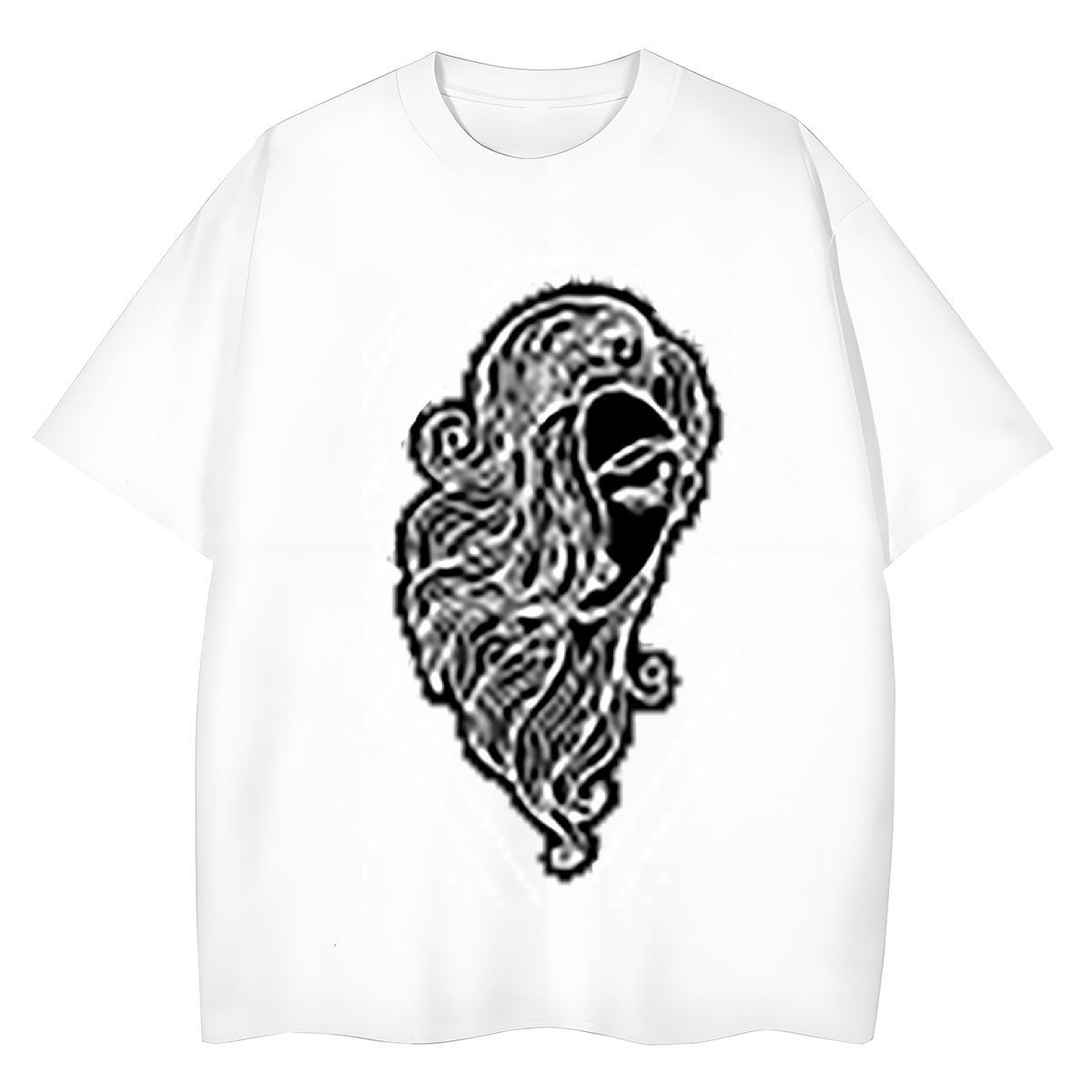 Popular Tshirt for Man Woman 230g Cotton creature Casual Daily Wear Woman T Shirts Crew Neck Custom Printed Clothes