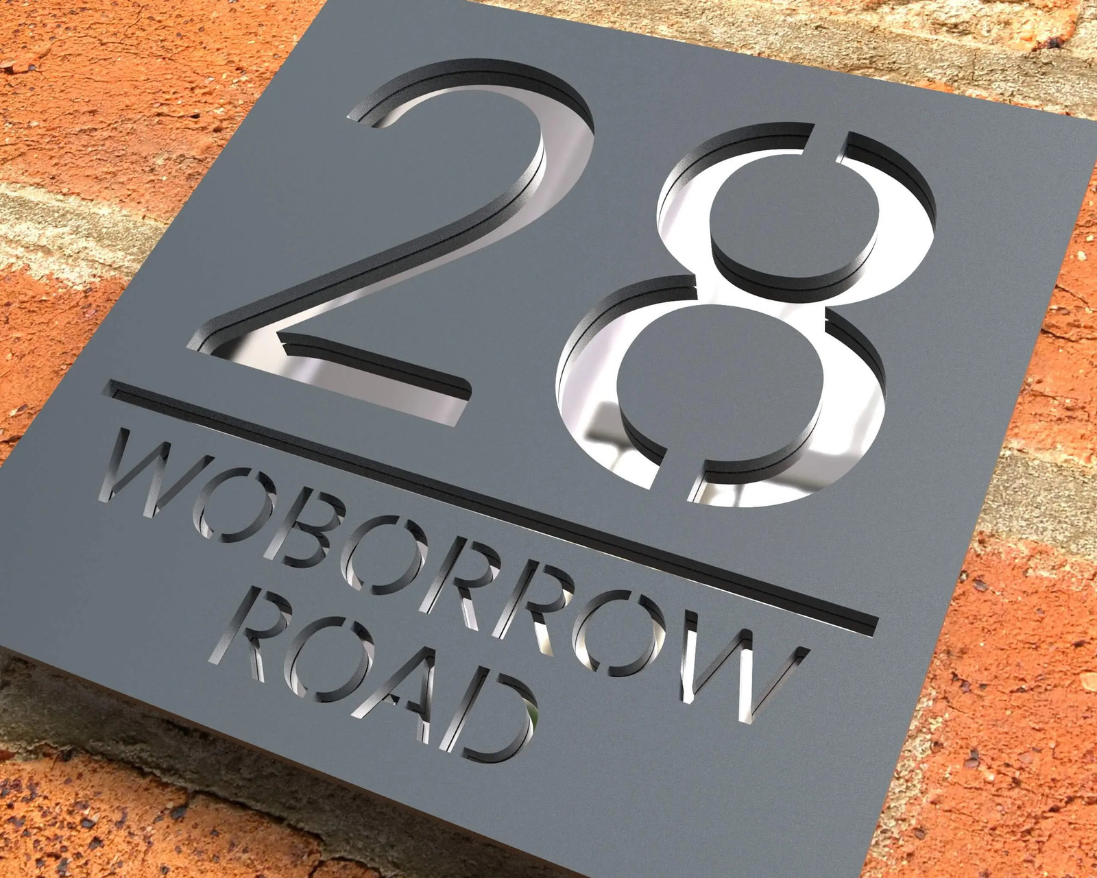 Personalized Custom Acrylic Modern House Numbers Sign Door Address Street 3D Letter Number Plaques Outdoor Name Home Decor Plate 240823