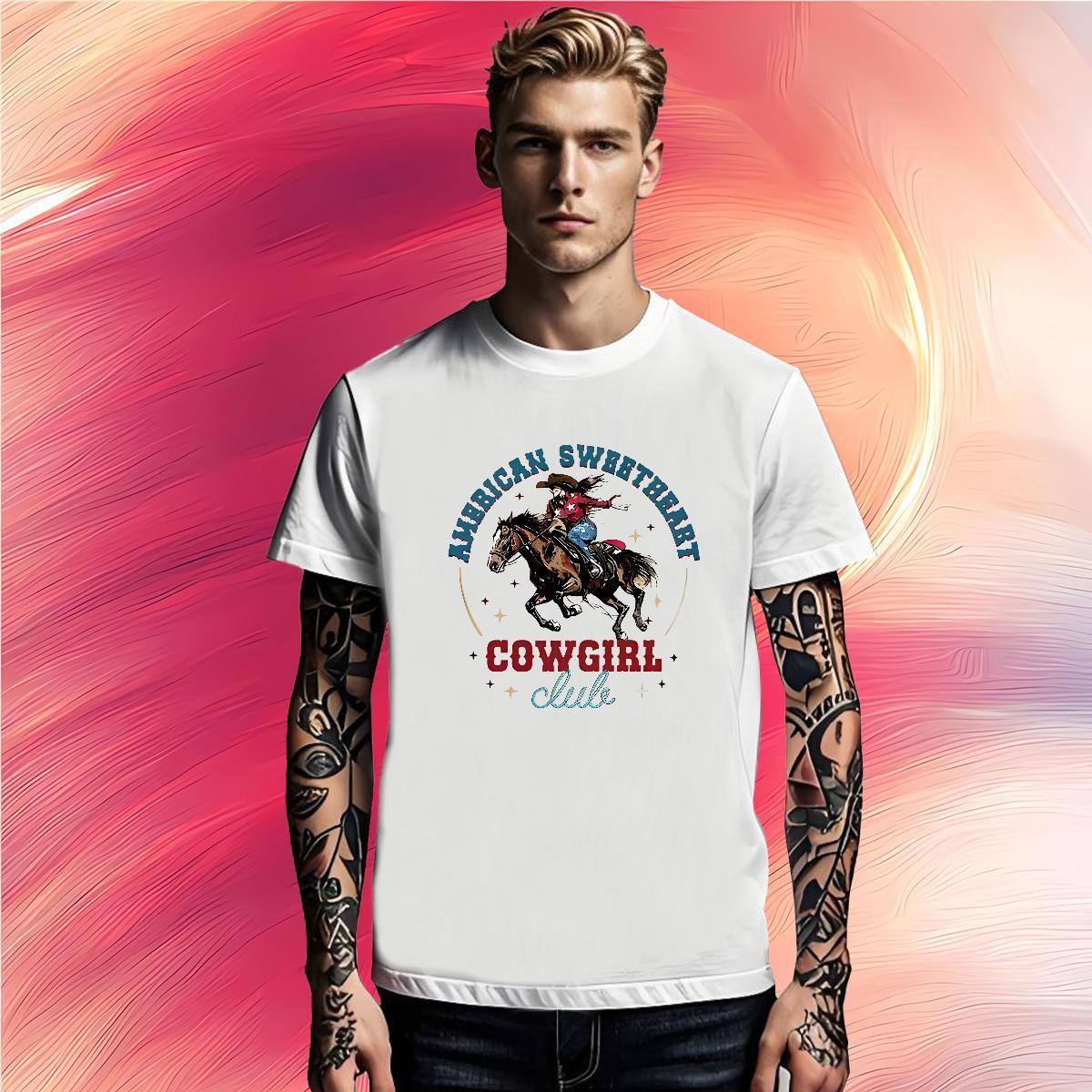 2024 New Tshirt for Man Woman horse Beach 100% Cotton 230g Tees Crew Neck Comfortable Men T Shirts Custom Print Oversized