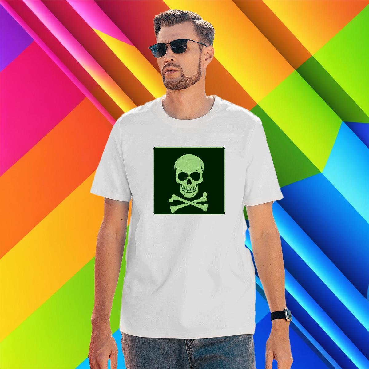 Loose Fit T-Shirts for Men 230g 100% Cotton skull Daily Wear Custom Print Plus Size Breathable Soft Men Tees New Arrival Polos