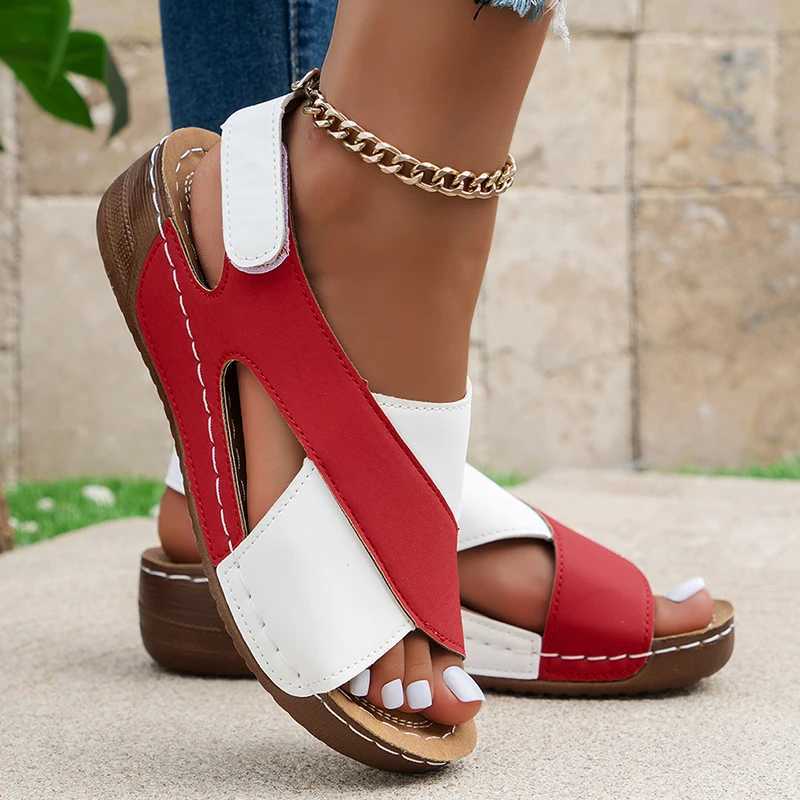 High Quality Summer Sandals Women Shoes Woman Beach Sandals For Women Wedge Womens Shoes Open Toe Sandal Women Female Footwear T241227