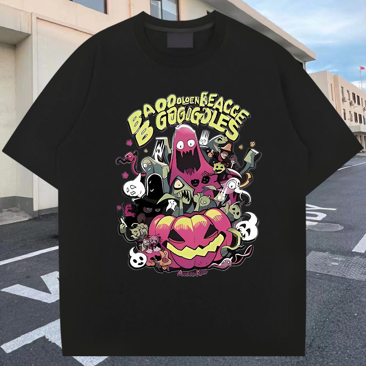 Soft Mens T Shirts 230g Pure Cotton skull Spring Summer Oversized 4XL O Neck Short Sleeves Tshirts Classic Tees Shirts