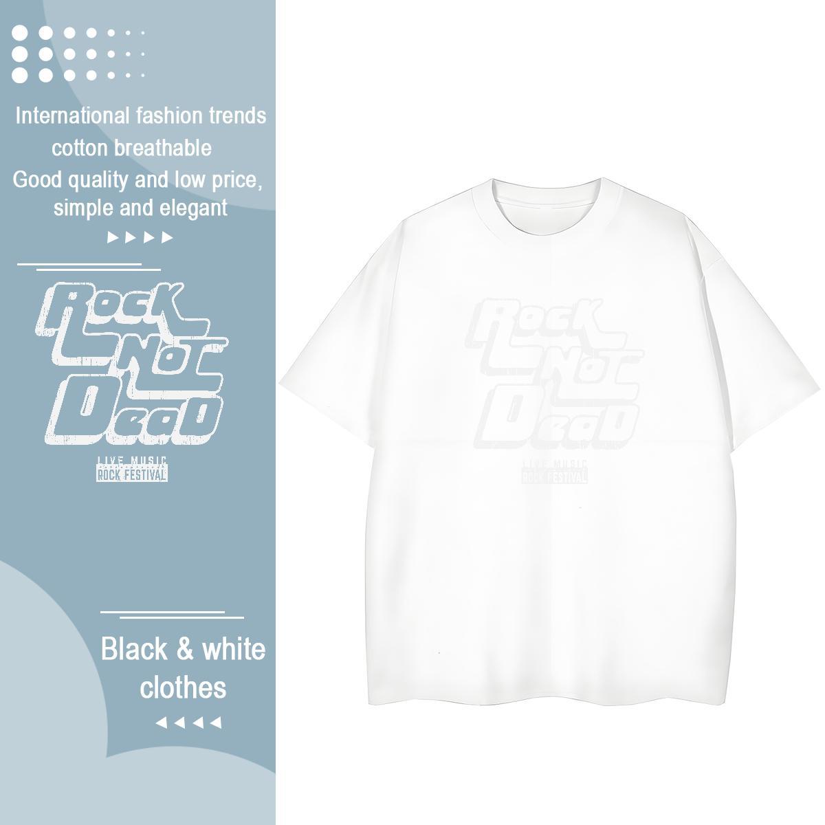 Lady Couples T Shirts 230g Cotton letter Beach T shirt Short sleeve Soft Customized Print Tops