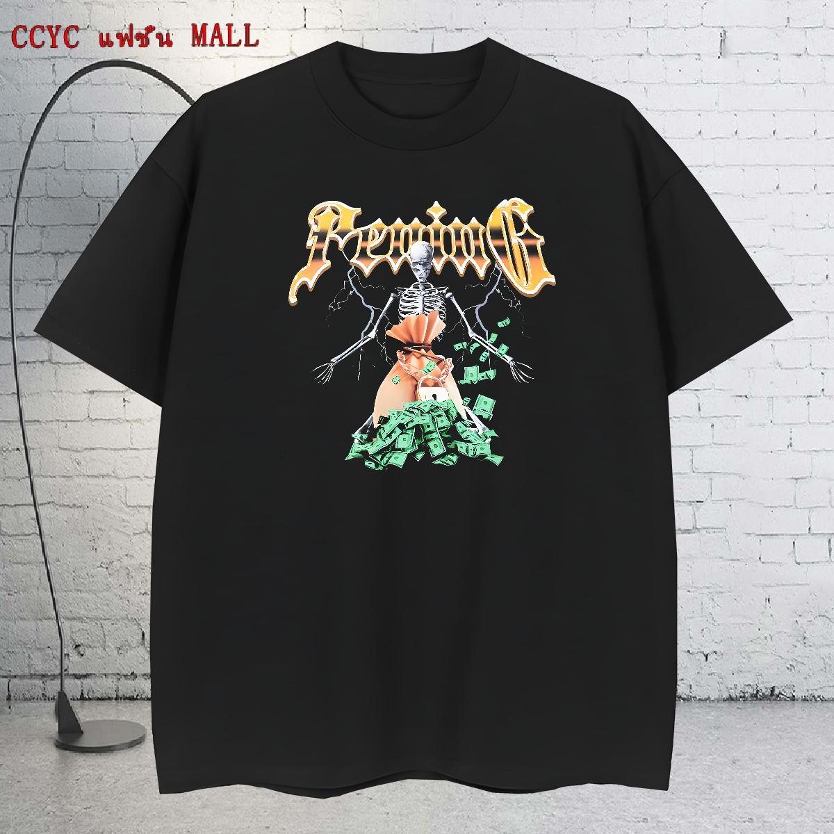 Cool Men T Shirts 230g Pure Cotton skull Daily Outfit Asian Size Breathable Soft Mens Tshirts Wholesale Wear