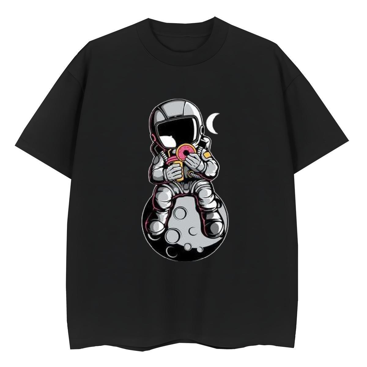 Comfortable Unisex Tshirts 230g Pure Cotton universe Hip Hop T shirt Breathable Short Sleeve DIY Anime Printed Clothes Shirt