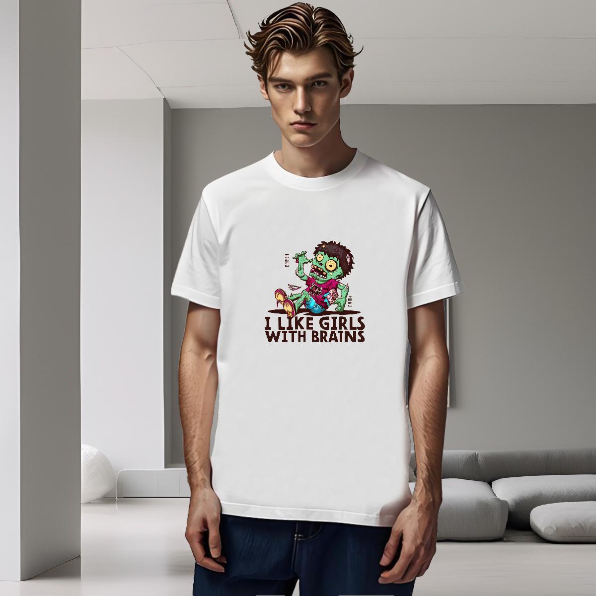Unisex Men T Shirts 230g Cotton skull Street Wear Oversized 4XL Crew Neck Tshirts Classic Tee Shirt