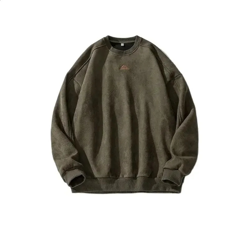 TFETTERS Oneck mens sportswear autumn and winter Baggy suede 240823