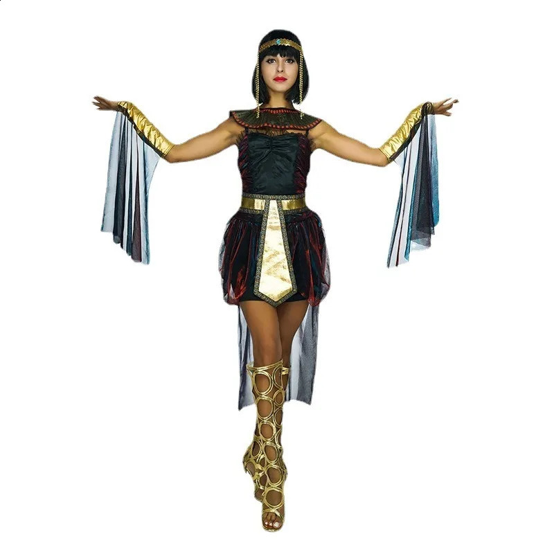 Egyptian Queen Role Playing Stage Performance Costumes Party 240823