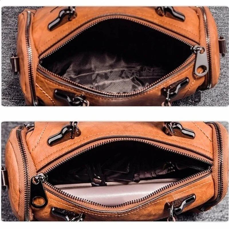 wers Pendant Handbag Womens fashion Boston bags single shoulder ladies crossbody PU messenger bag 240824 zhanyishengli