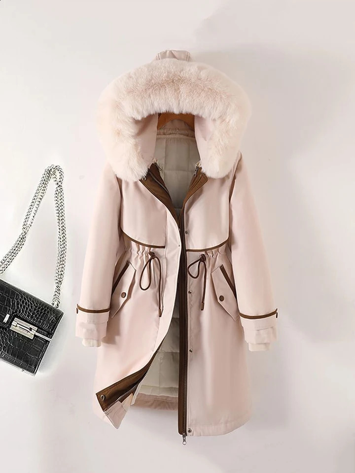 Winter and Autumn Womens Down Coat Loose Parkas Warm Thick Fashion Hooded 240823