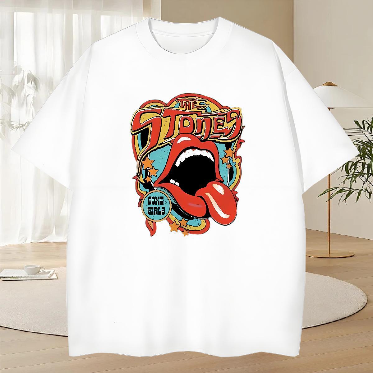 Cool Design T-Shirts 100% Cotton 230g mouse Hip Hop Street Skull Breathable Crew Neck Couples T Shirts Free Shipping Tees Shirts
