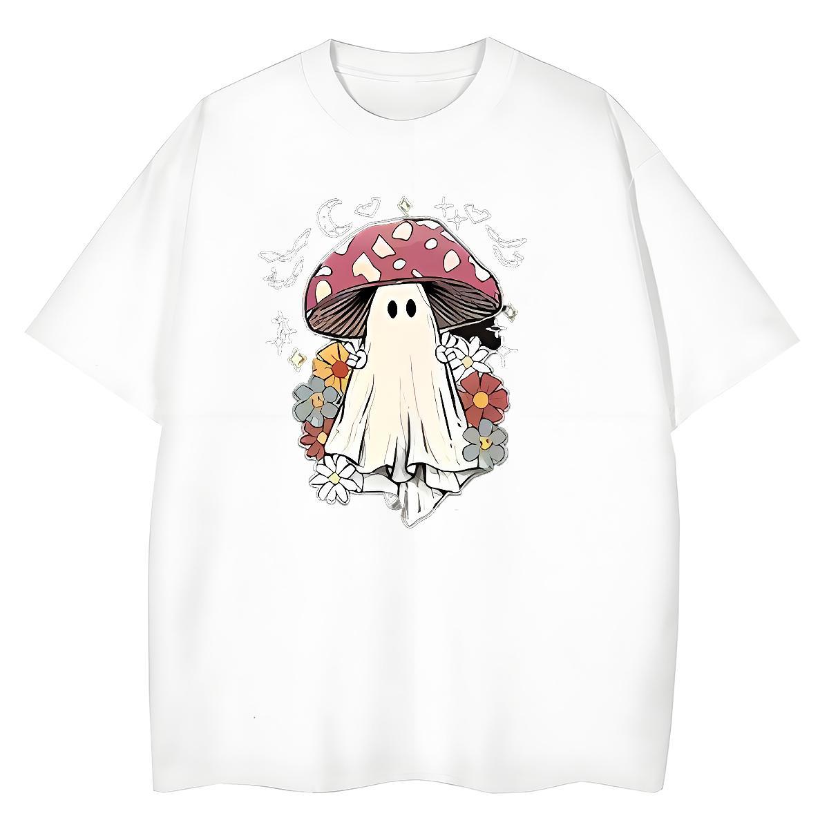 Designer Tshirt for Man Woman halloween Outdoor 230g Pure Cotton Tees Crew Neck Breathable Popular T shirt Custom Printed