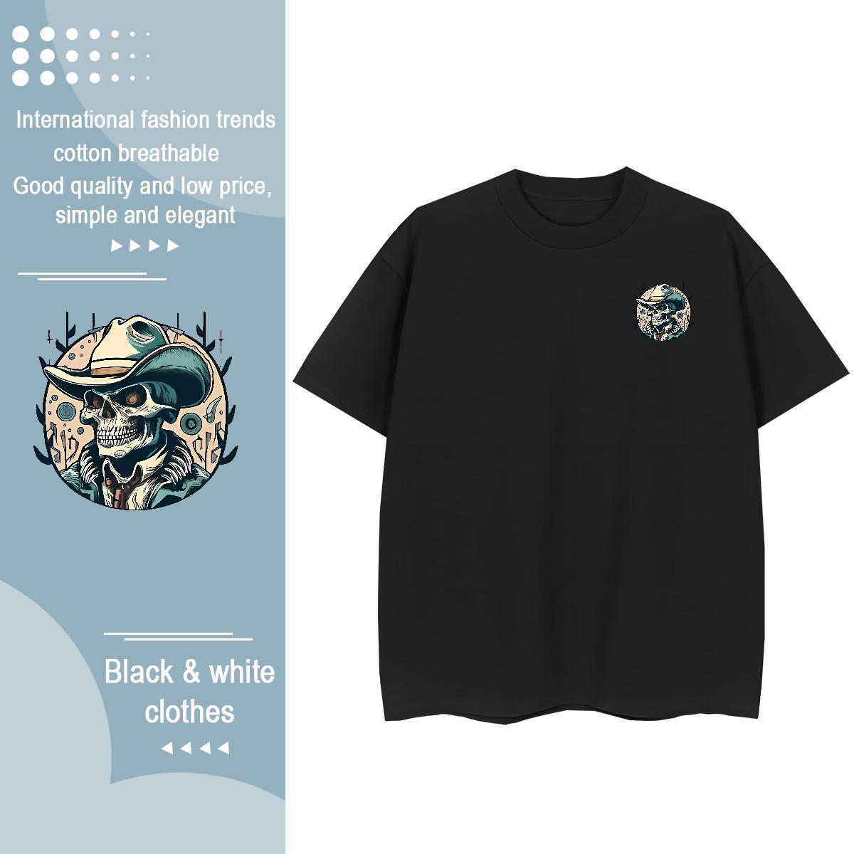 Wholesale Men T Shirts 100% Cotton 230g angry Sport Graphic Breathable Short Sleeve Couples T Shirts 2024 DIY Tops