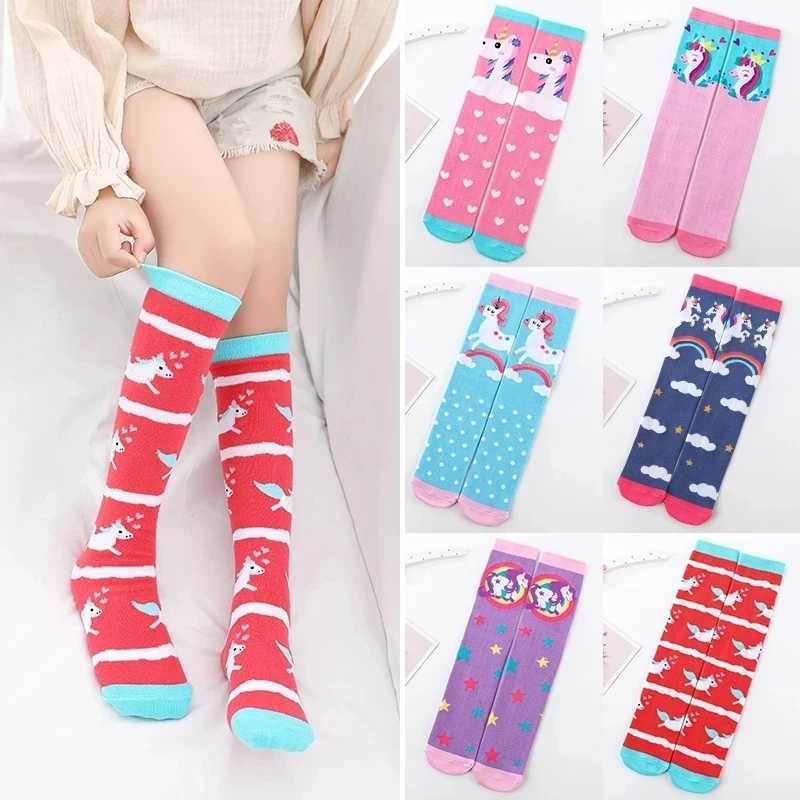 infant Child warmer ankle short lovely socks Cartoon Kids Knee High long cotton Baby cute Animal Over Knee Socks girls stockings CL240824