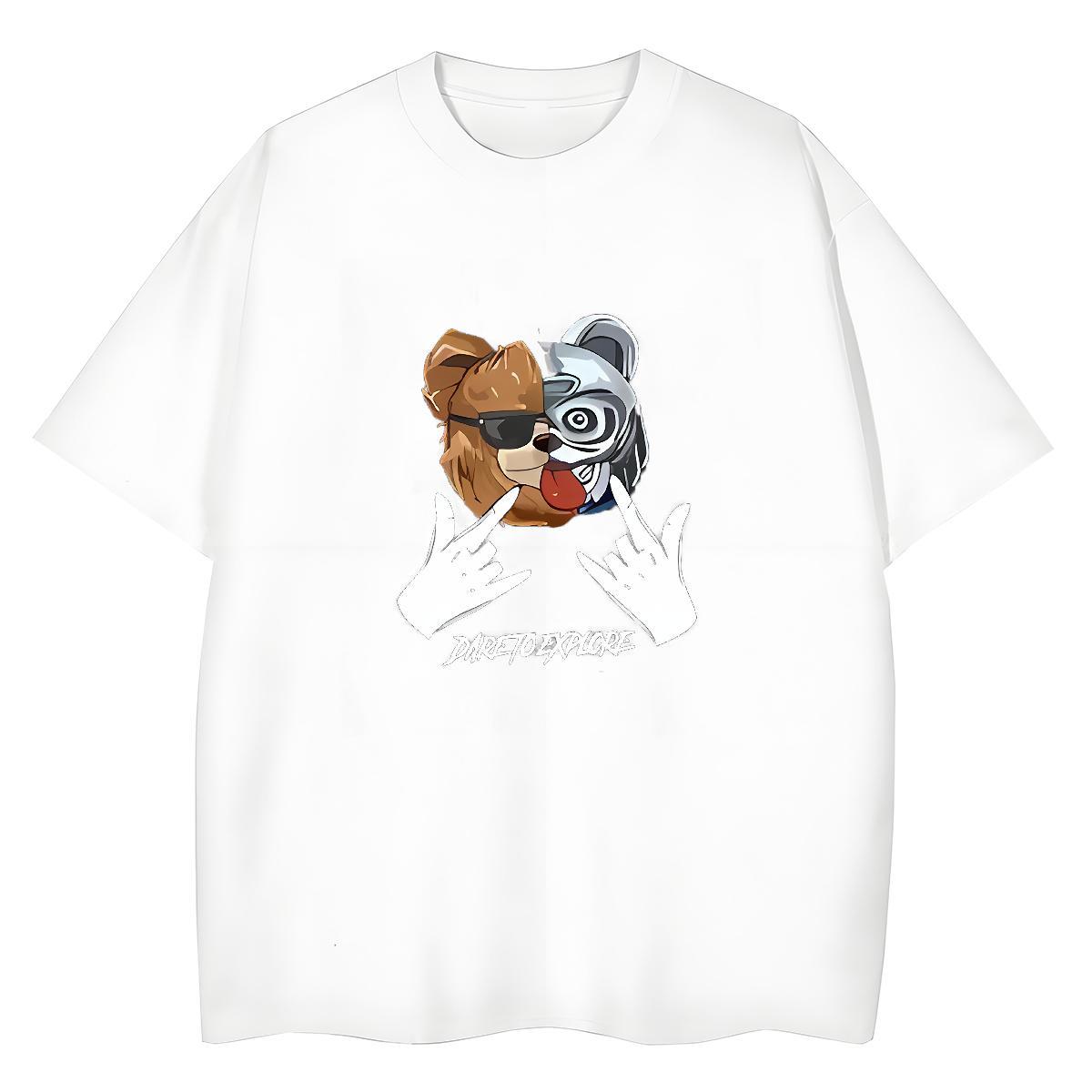 2024 Designer Men Tees halloween Street 230g Cotton Polos Crew Neck Brand Mens T Shirts Custom Printing