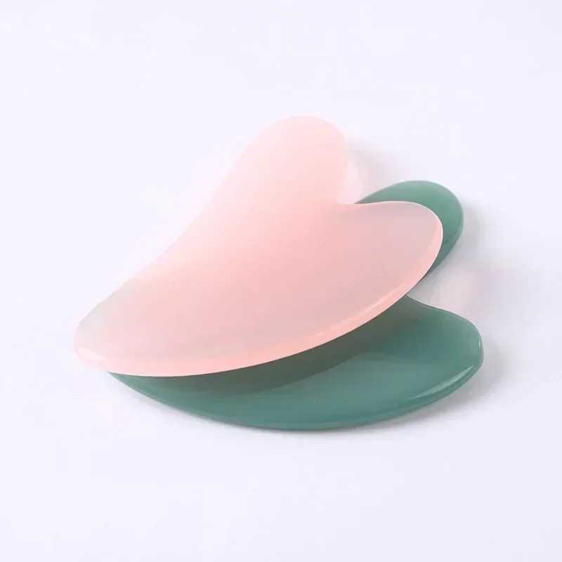 1 Piece of Facial Natural Jade Scraping Board Neck Arm Massage SPA for Women or Men Beauty Skin Care Health Tools CL240824