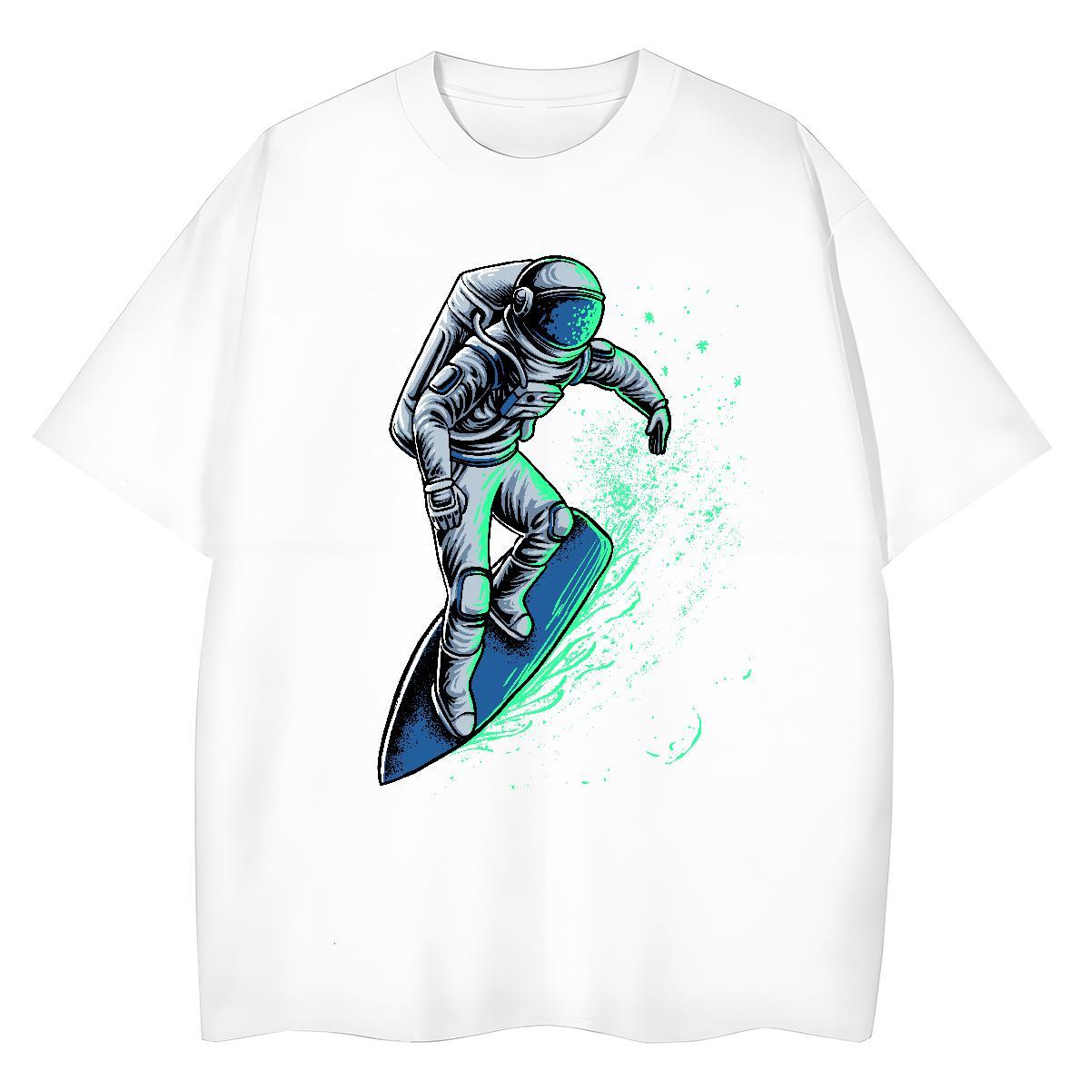 5A Woman Tshirt 230g Cotton universe Sport T Shirt For Woman Breathable Skull Clothings