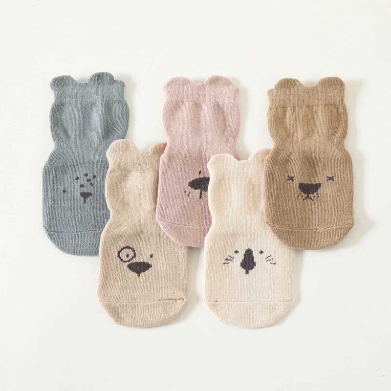 Spring Summer Autumn Baby Girls Socks Children Kids Floor Socks Boy Non-Slip Toddler Trampoline Socks Newborn Cartoon Shoes CL240824
