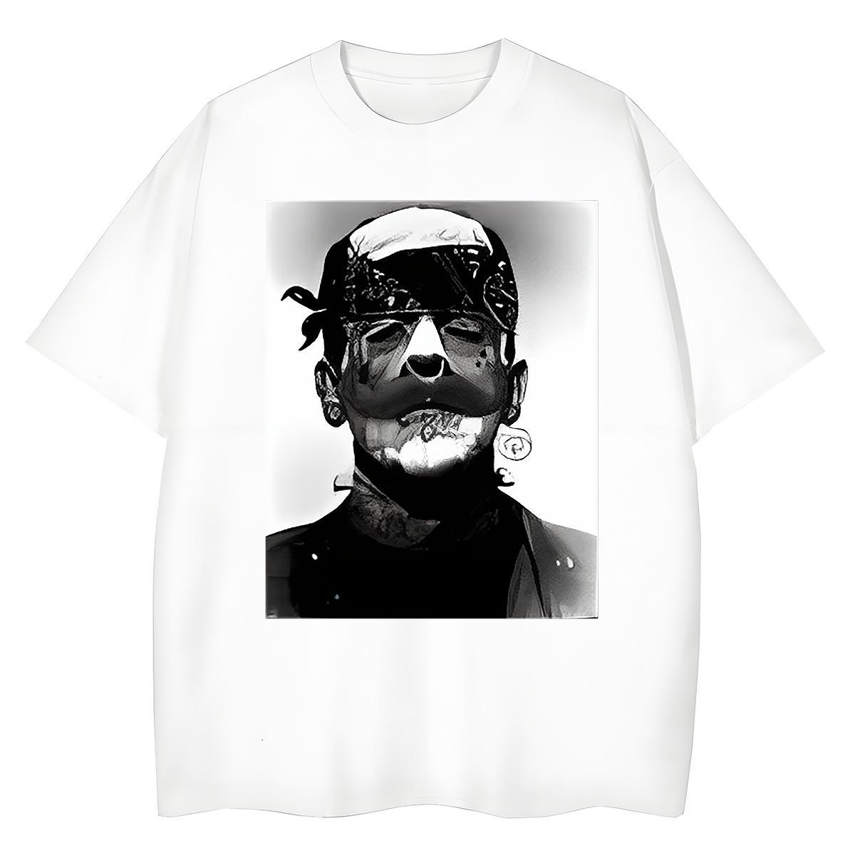 TOP Quality Men T Shirts 230g 100% Cotton portrait Home Outdoor DIY Logo Oversized Pure Cotton Men Clothes T-Shirt Fashion New Tops Shirt