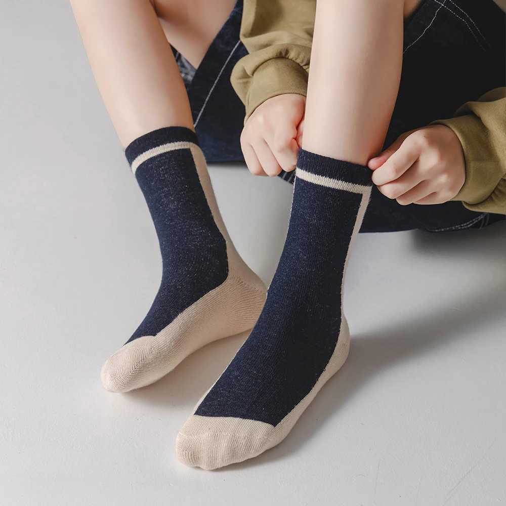 5 Pairs 1-12y Space Astronaut Cool Boys Socks High Quality Cotton Kids Socks Baby Boys Middle Tube Toddler Socks Children CL240824