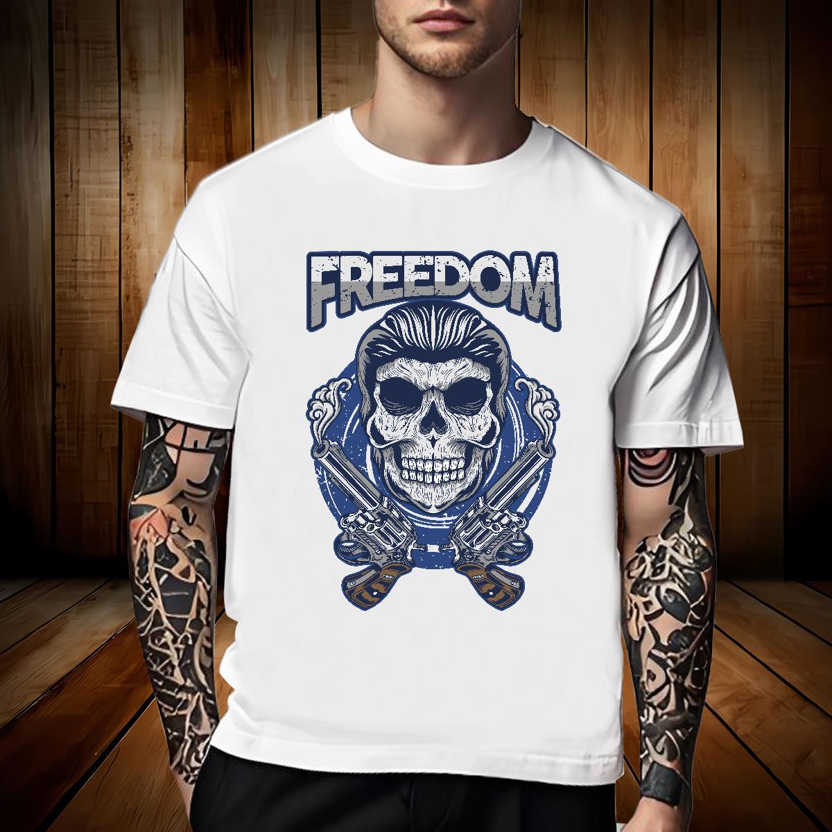 Classic Man T Shirts 100% Cotton 230g skull Summer Casual Oversized Short Sleeve O-Neck Tshirt for Man Woman Designer Fashion Tees Shirts