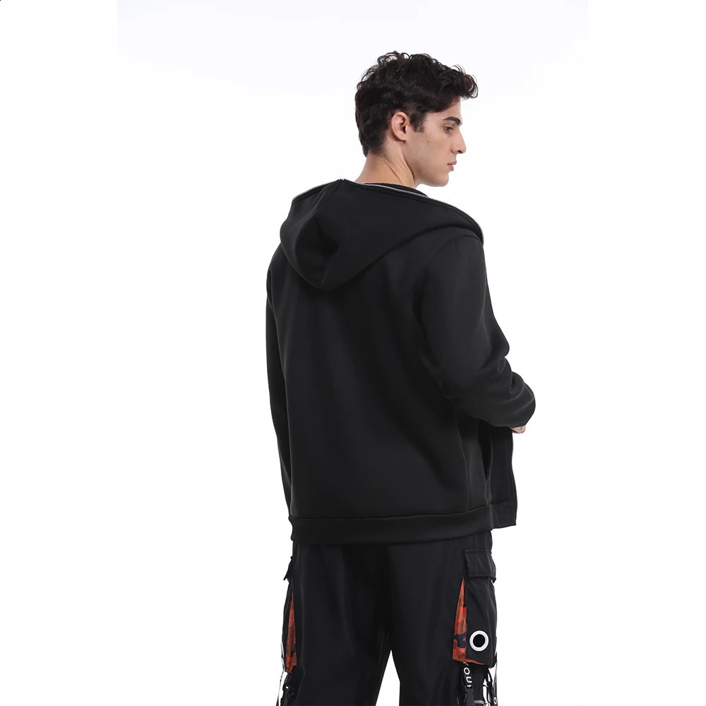 Y2k Full Zip Jackets Mens Fashion Zipper Hoodies Women Casual Sweatshirts Hip Hop Streetwear Spring Cardigan Harajuku Coat 240823