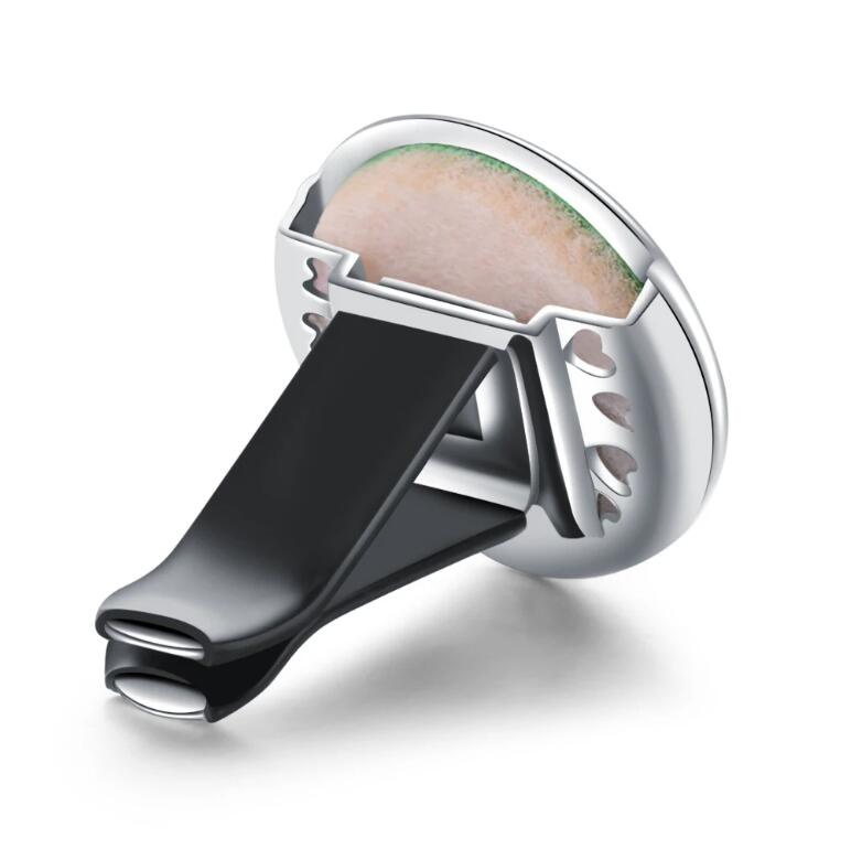 30Mm Perfume Home Essential Oil Diffuser For Locket Stainless Steel Car Air Freshener Conditioning Vent Clip