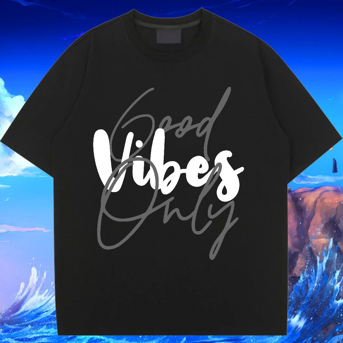 High quality Tshirt for Man Woman 230g Pure Cotton letter Casual Daily Wear T-Shirts Breathable Soft Cartoon Printing L-4XL Clothes