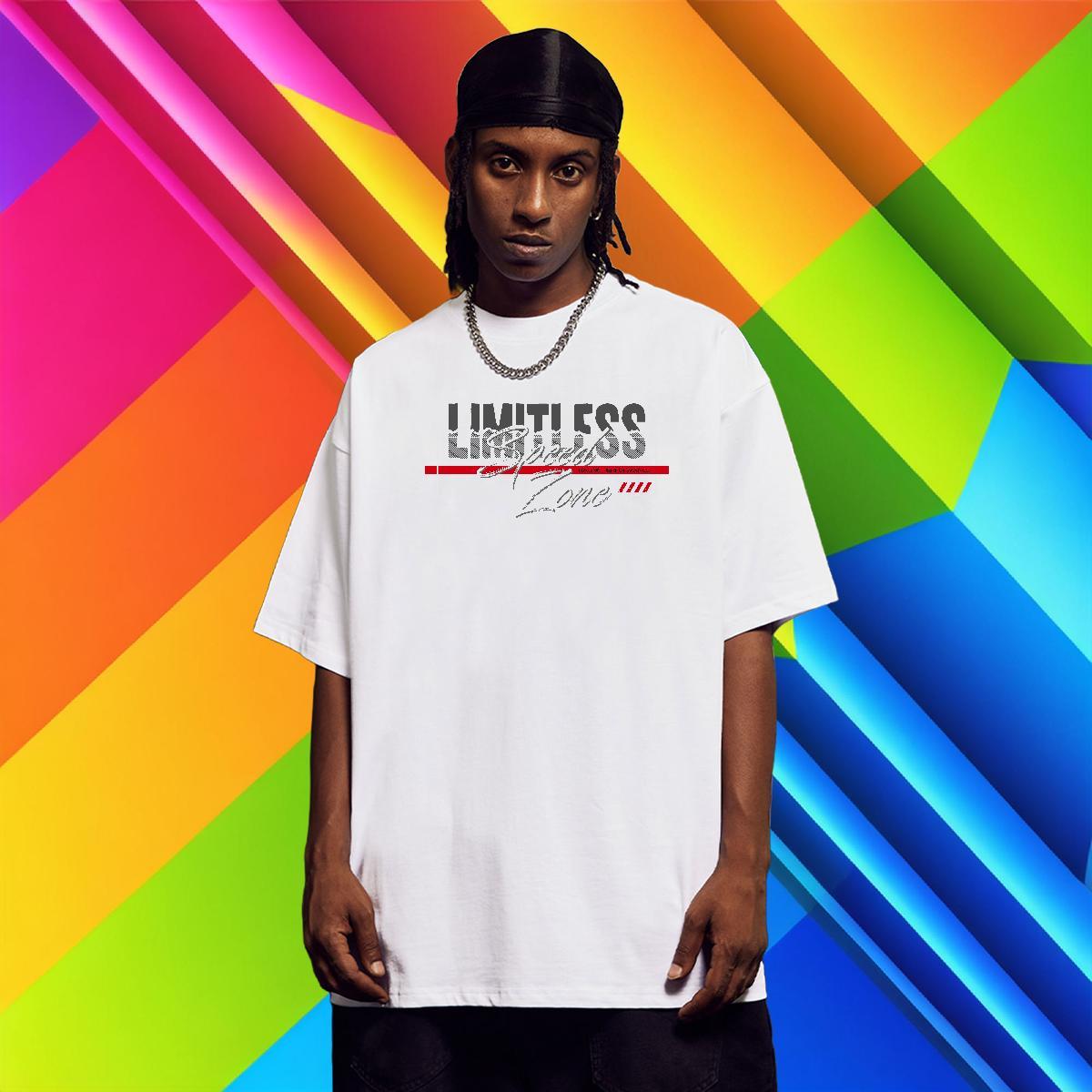 Unisex T-Shirts for Men 230g Cotton letter Casual Black White Crew Neck Breathable Men Tops Tees 2024 New Tops Shirt