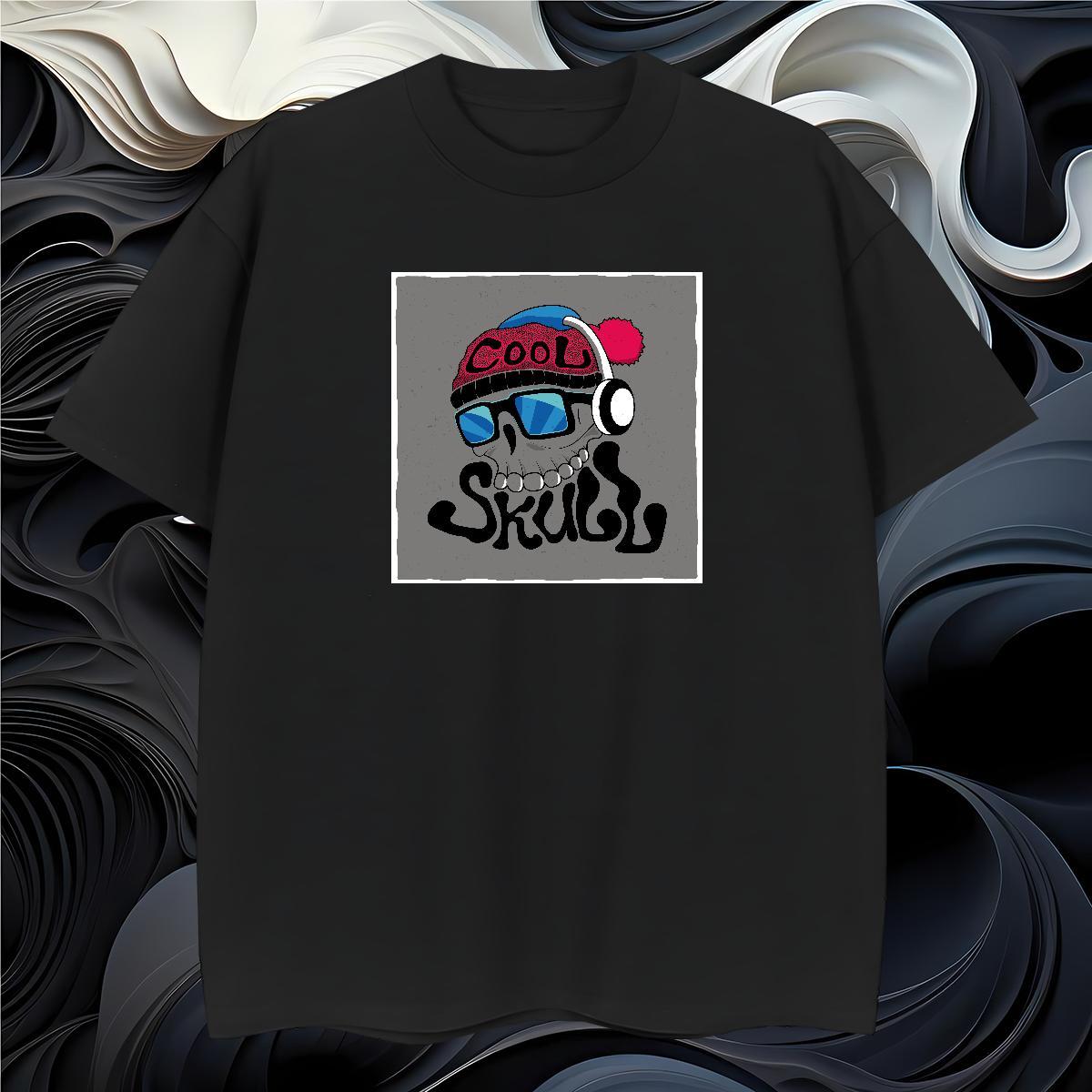 Free Shipping T-Shirts for Men 230g Pure Cotton monster Outdoor Plus Size Cartoon Round Neck Short Sleeve Tshirts Classic Clothes