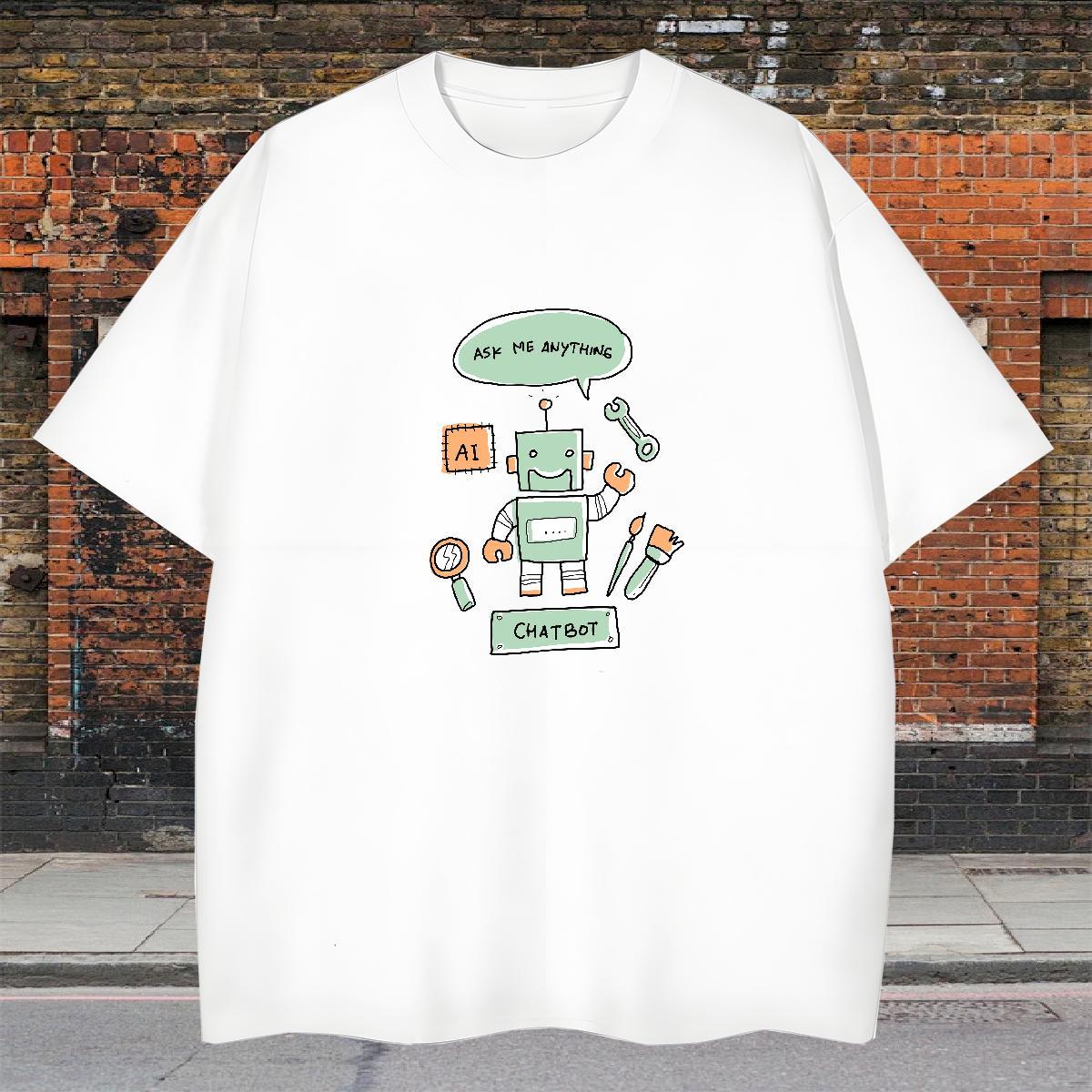Cool Man T Shirts 100% Cotton 230g skull Street Wear Custom Print Plus Size Breathable Short Sleeve Tshirts Fashion New Top Tees
