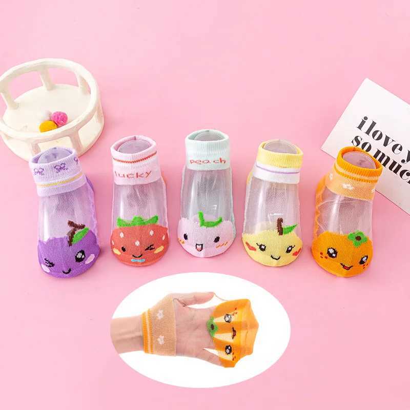 5 pairs of girls socks summer ultra-thin cassette socks soft and breathable non-stuffy candy-colored socks sweet little princess CL240824