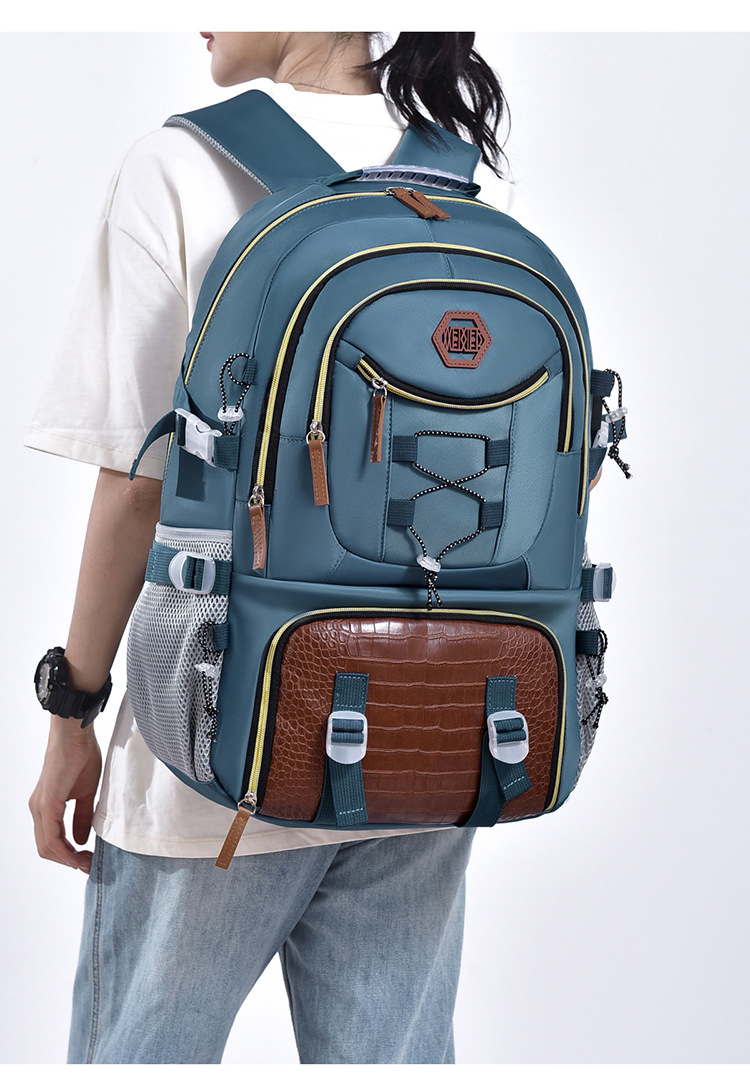 High-value Backpack Multi-purpose Large-Capacity Travel Bag Mountaineering Bag Oxford Cloth Backpack Free shipping
