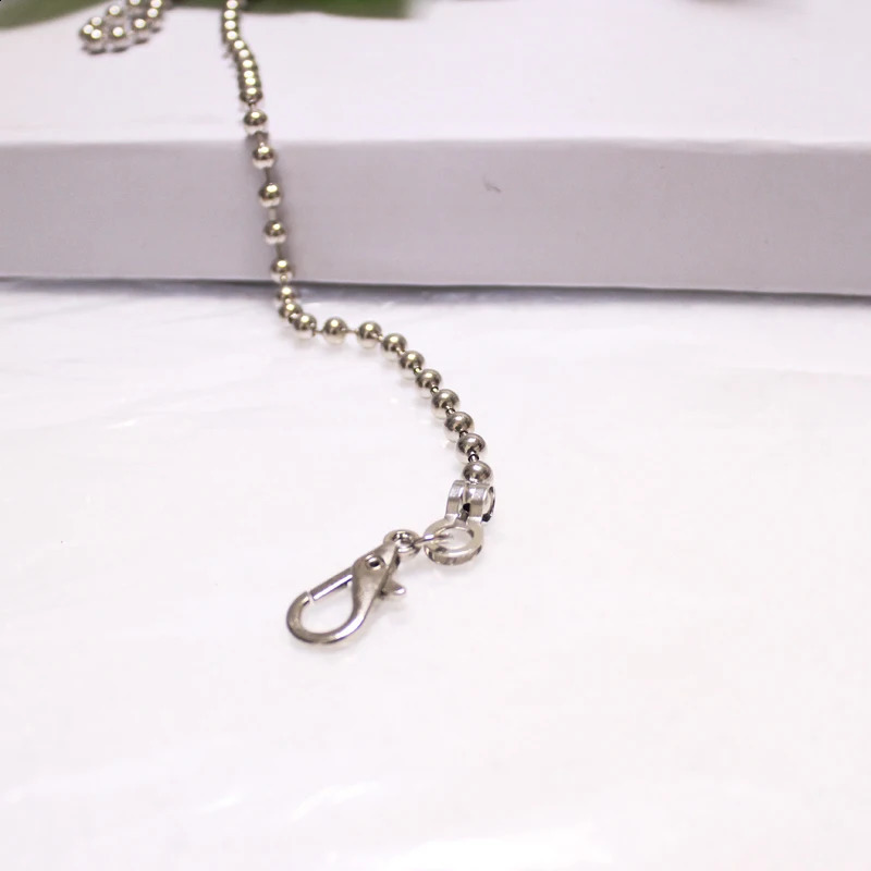 60120cm Ball Handbag Metal Chains Shoulder Bag Strap DIY Purse Chain Gold Silver Bronze Black Handles Bag Accessories Chain 240824